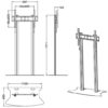 Piantana h 180 vesa 800x600 - portata 125 kg - immagine 7