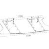 Piantana h 180 vesa 800x600 - portata 125 kg - immagine 8