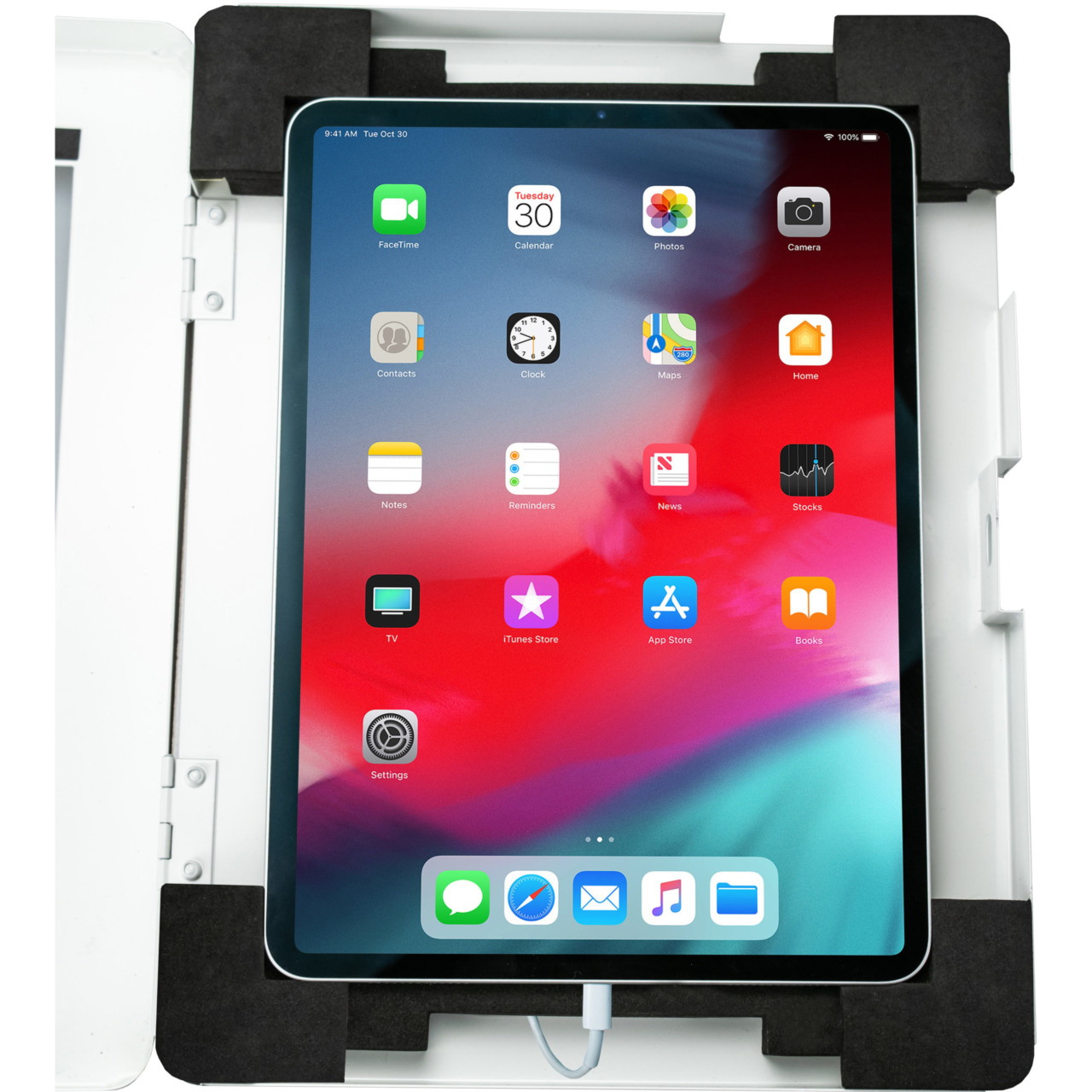 Staffa da parete per tablet 10-11″ – Bianco