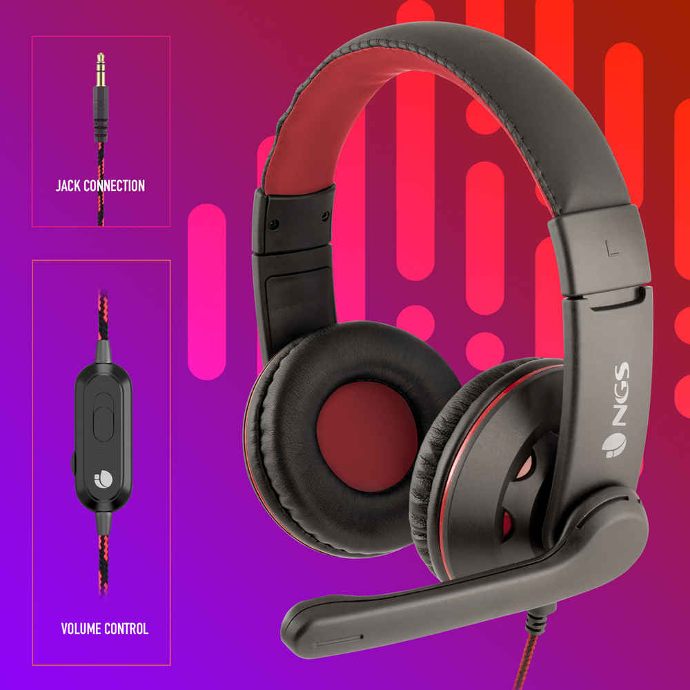 CUFFIE DA GAMER WIRELESS GRANDI + CAVO JACK 3,5 mm – PaperoneWeb