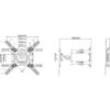 Staffa 3 snodi Vesa 400x400 - immagine 6