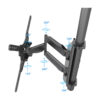 Staffa a soffitto serie M Pro VESA 400 - immagine 4