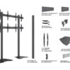 Stand Stand MBF2x2U h 300 - immagine 3