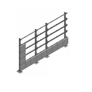 Struttura a pavimento bolt-down