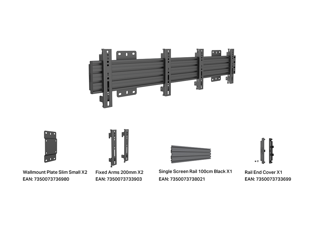 Kit Menuboard a parete 1x2 - Pro Series - immagine 4